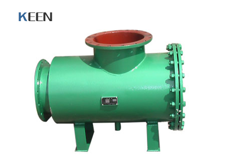 卧式角通除污器
